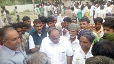 गुजरात प्रदेश में बनासकांठा जिला के पुरग्रस्त ईलाको की मुलाकात-2015 
