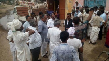 गुजरात प्रदेश में बनासकांठा जिला के पुरग्रस्त ईलाको की मुलाकात-2015 