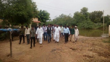 गुजरात प्रदेश में बनासकांठा जिला के पुरग्रस्त ईलाको की मुलाकात-2015 