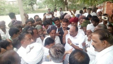गुजरात प्रदेश में बनासकांठा जिला के पुरग्रस्त ईलाको की मुलाकात-2015 
